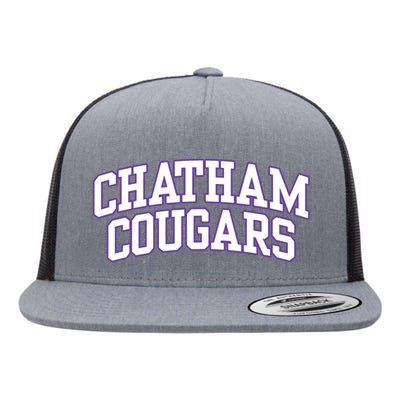 College Fever Chatham University Cougars 02 Flat Bill Trucker Hat