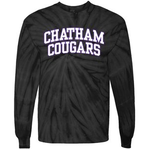 College Fever Chatham University Cougars 02 Tie-Dye Long Sleeve Shirt