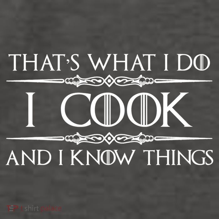 Cute Funny Chef & Cook Gifts I Cook & I Know Things Funny Cooking T Vector Backpack