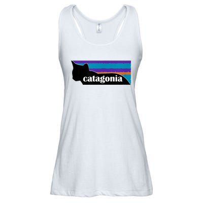 Catagonia Funny Cat Lover Apparel Ladies Essential Flowy Tank