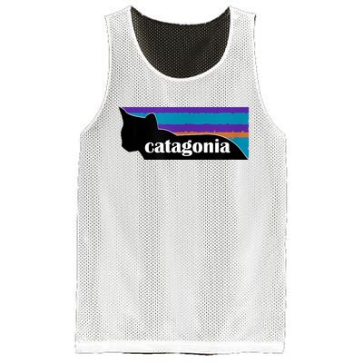 Catagonia Funny Cat Lover Apparel Mesh Reversible Basketball Jersey Tank