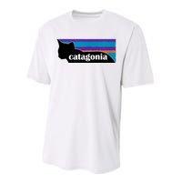 Catagonia Funny Cat Lover Apparel Performance Sprint T-Shirt