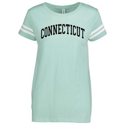 Connecticut Funny Enza Ladies Jersey Football T-Shirt