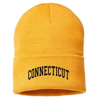 Connecticut Funny Sustainable Knit Beanie