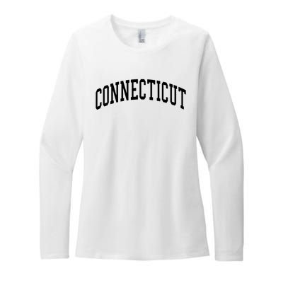 Connecticut Funny Womens CVC Long Sleeve Shirt