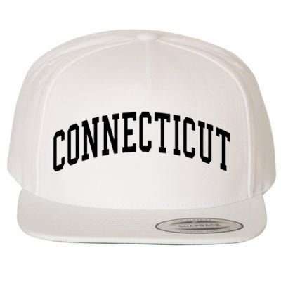 Connecticut Funny Wool Snapback Cap