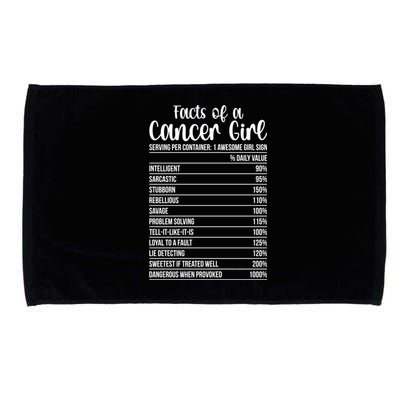 Cancer Facts Cancer Zodiac Sign Cancer Horoscope Cool Gift Microfiber Hand Towel