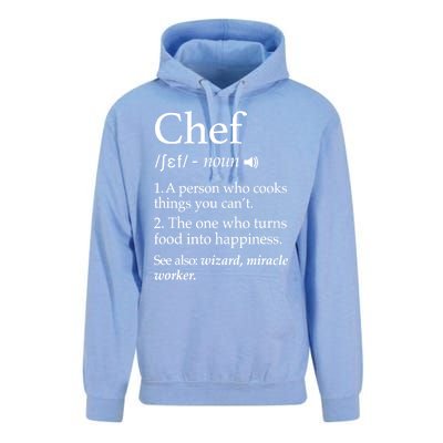 Cute Funny Chef Definition Funny Line Saying Cook Cooking Gifts Chefs T Unisex Surf Hoodie