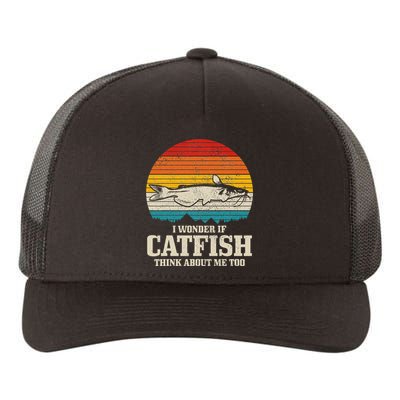 Catfish Fishing Catfishing Funny Saying Fisherman Yupoong Adult 5-Panel Trucker Hat