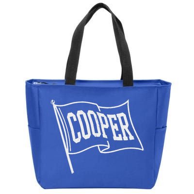 Cooper Flag Zip Tote Bag