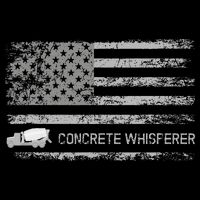 Concrete Finisher Concrete Whisperer American Flag Patriotic 16 in Basic Backpack