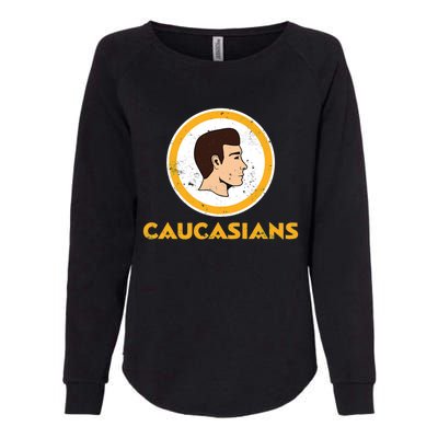 Caucasians Football Womens California Wash Sweatshirt