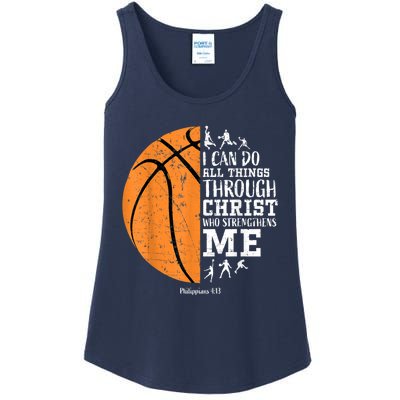 Cute Funny Christian Basketball Gift For Boys Religious Gifts Ladies Essential Tank