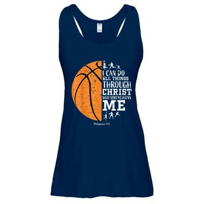 Cute Funny Christian Basketball Gift For Boys Religious Gifts Ladies Essential Flowy Tank