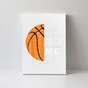 Cute Funny Christian Basketball Gift For Boys Religious Gifts Canvas