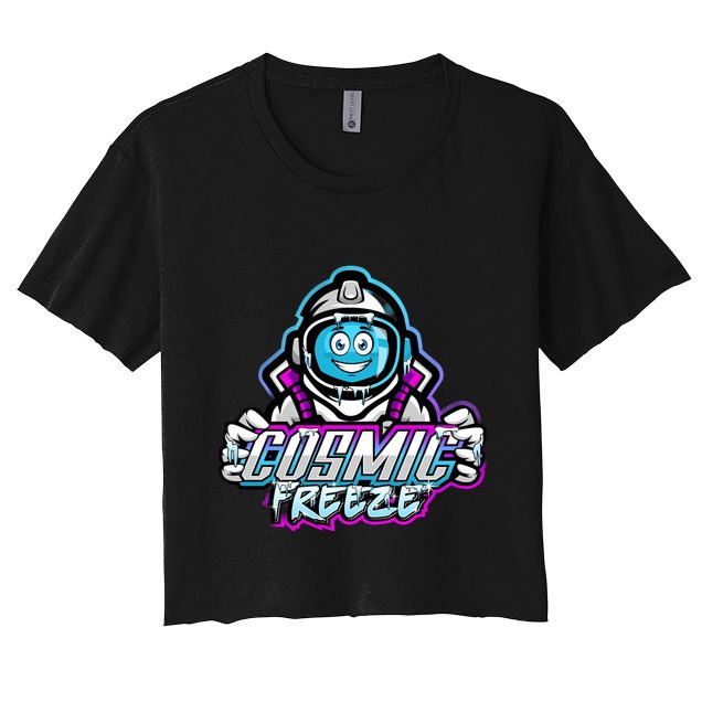 Cosmic Freeze Women's Crop Top Tee