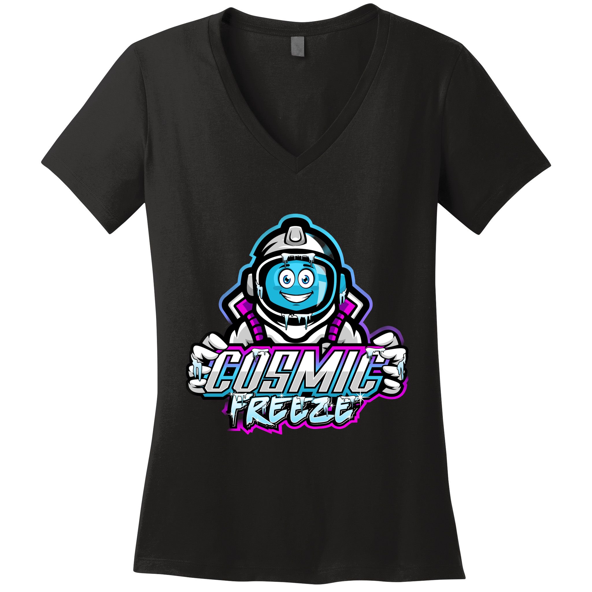 Cosmic Freeze Women's V-Neck T-Shirt