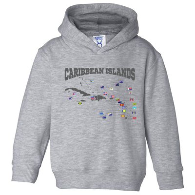 Caribbean Flags Caribbean Map Caribbean Islands Vacation Toddler Hoodie