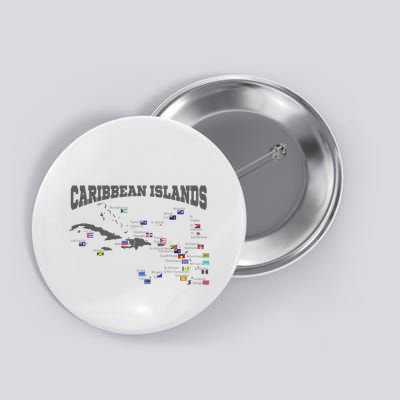 Caribbean Flags Caribbean Map Caribbean Islands Vacation Button
