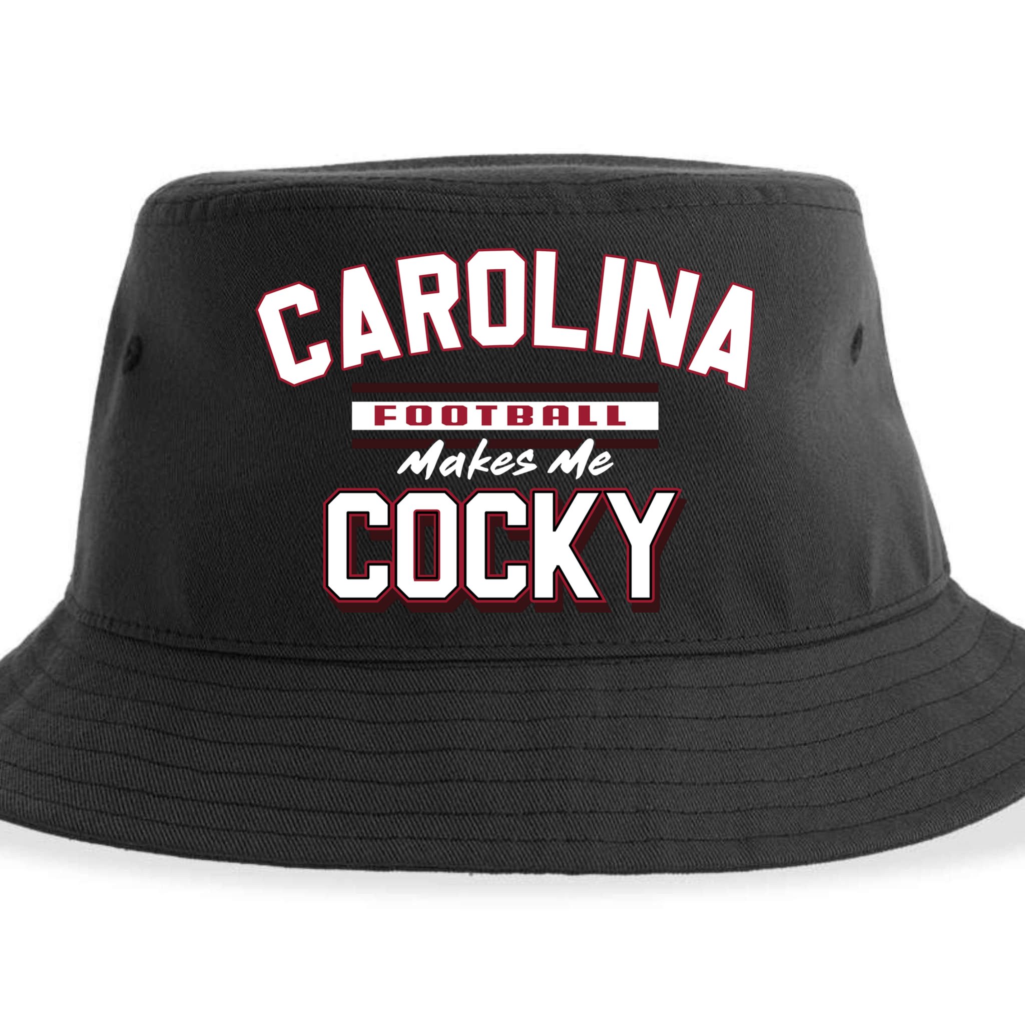 Carolina Football Cocky Football Team Lover Funny Sustainable Bucket Hat