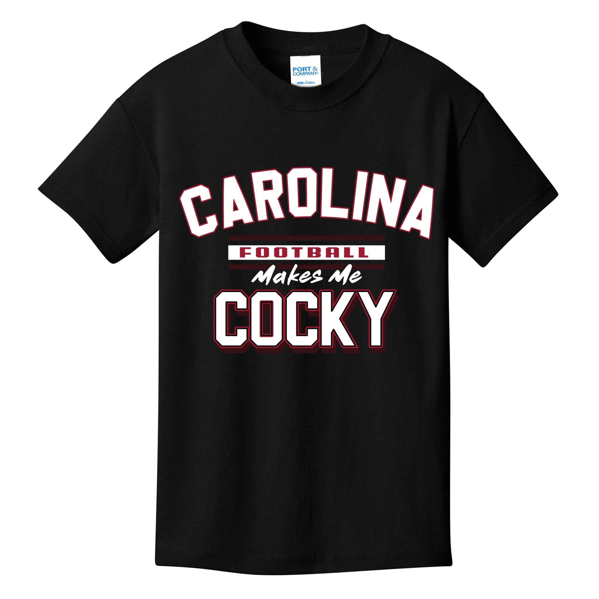 Carolina Football Cocky Football Team Lover Funny Kids T-Shirt