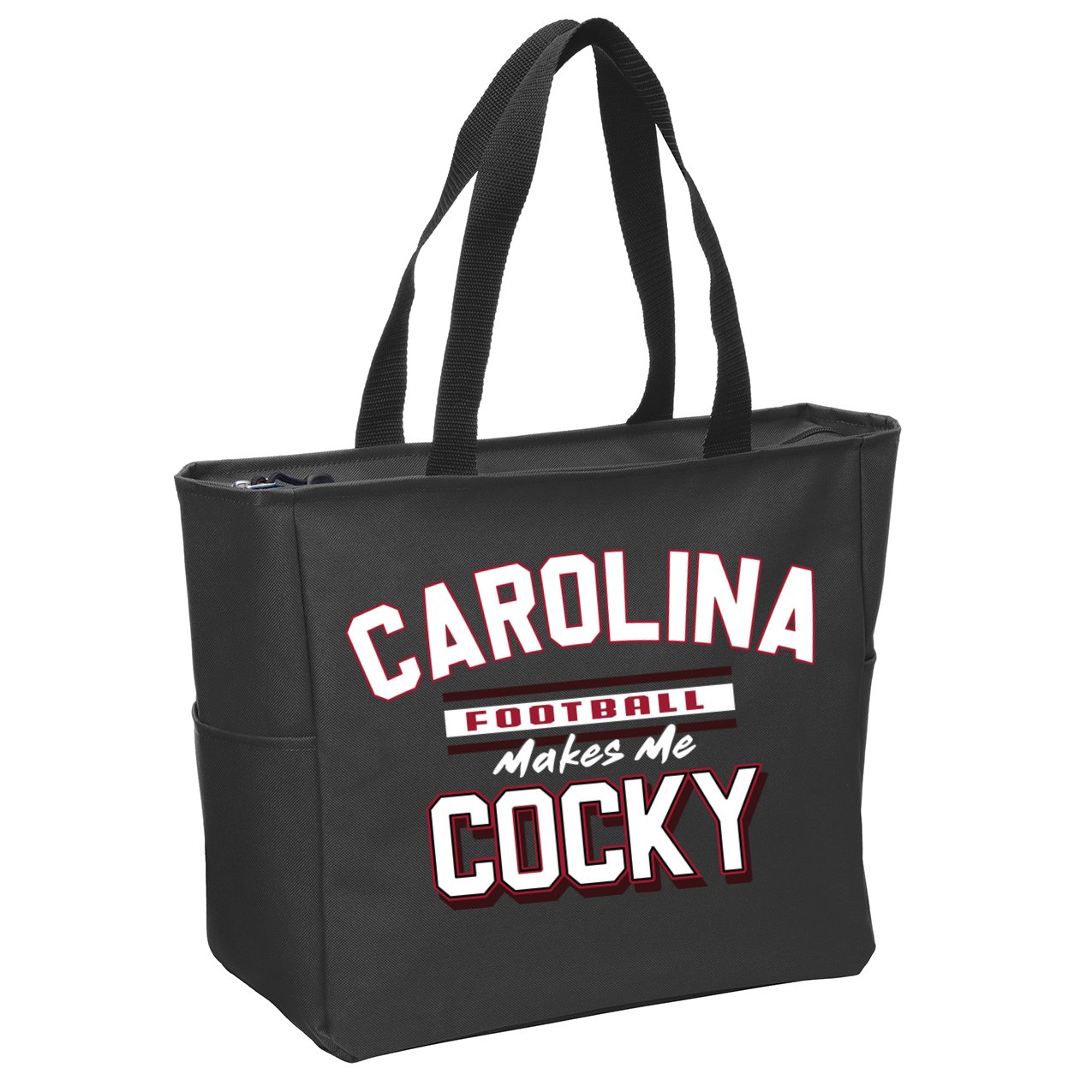 Carolina Football Cocky Football Team Lover Funny Zip Tote Bag
