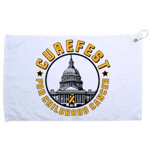 Curefest For Childhood Cancer 2024 Design 3 For Light Grommeted Golf Towel