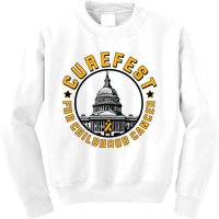 Curefest For Childhood Cancer 2024 Design 3 For Light Kids Sweatshirt