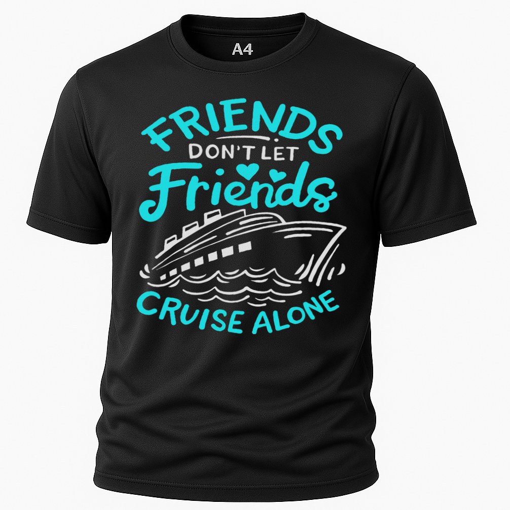 Cruise Friends Cruise Vacation Cooling Performance Crew T-Shirt