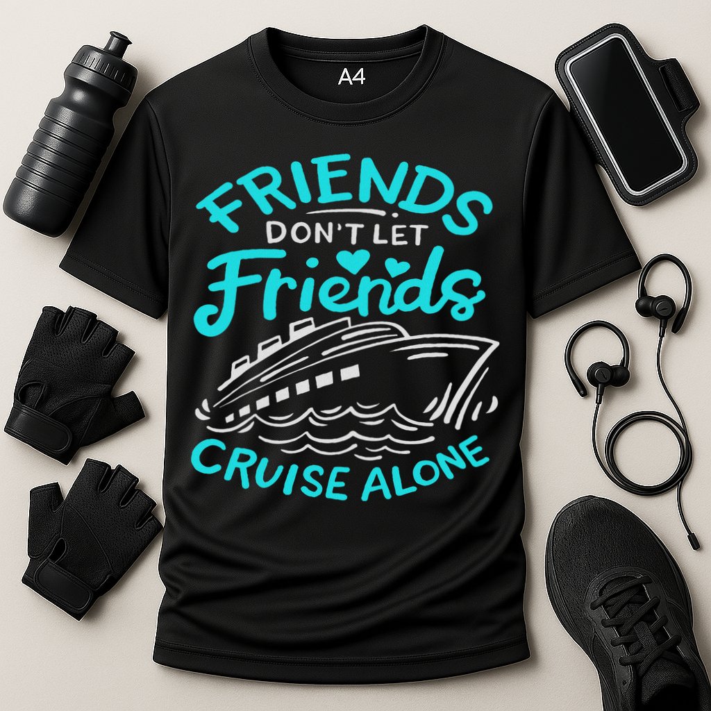 Cruise Friends Cruise Vacation Cooling Performance Crew T-Shirt