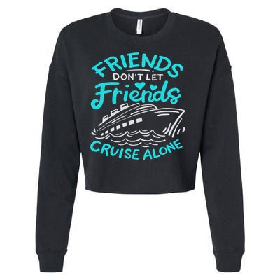 Cruise Friends Cruise Vacation Cropped Pullover Crew