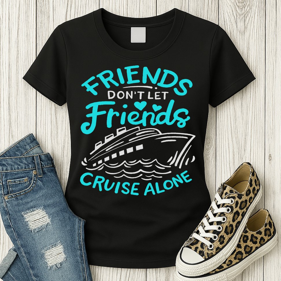 Cruise Friends Cruise Vacation Womens T-Shirt