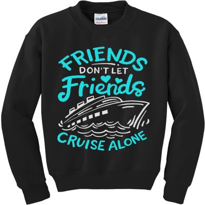 Cruise Friends Cruise Vacation Kids Sweatshirt