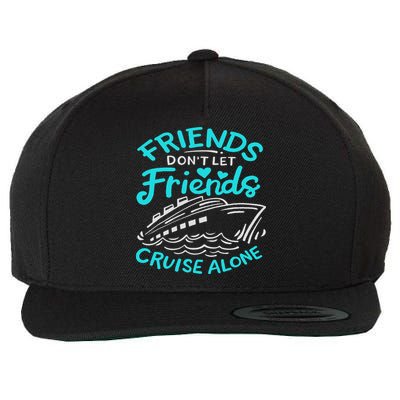 Cruise Friends Cruise Vacation Wool Snapback Cap