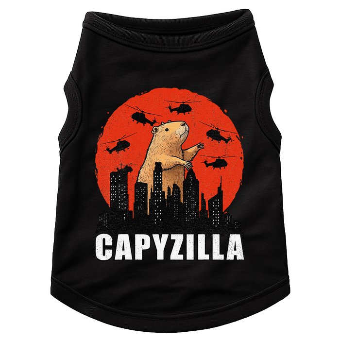 Capybara Funny Capybara Rodent Capyzilla Funny Doggie Tank