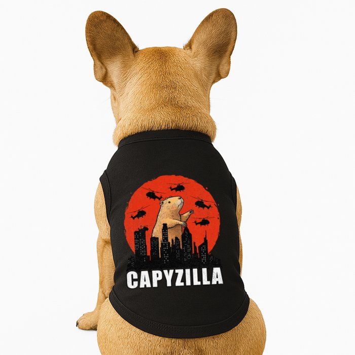 Capybara Funny Capybara Rodent Capyzilla Funny Doggie Tank