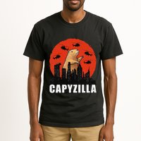Capybara Funny Capybara Rodent Capyzilla Funny Tall T-Shirt