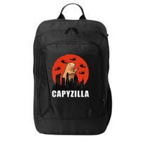 Capybara Funny Capybara Rodent Capyzilla Funny City Backpack