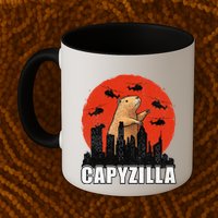 Capybara Funny Capybara Rodent Capyzilla Funny Mug