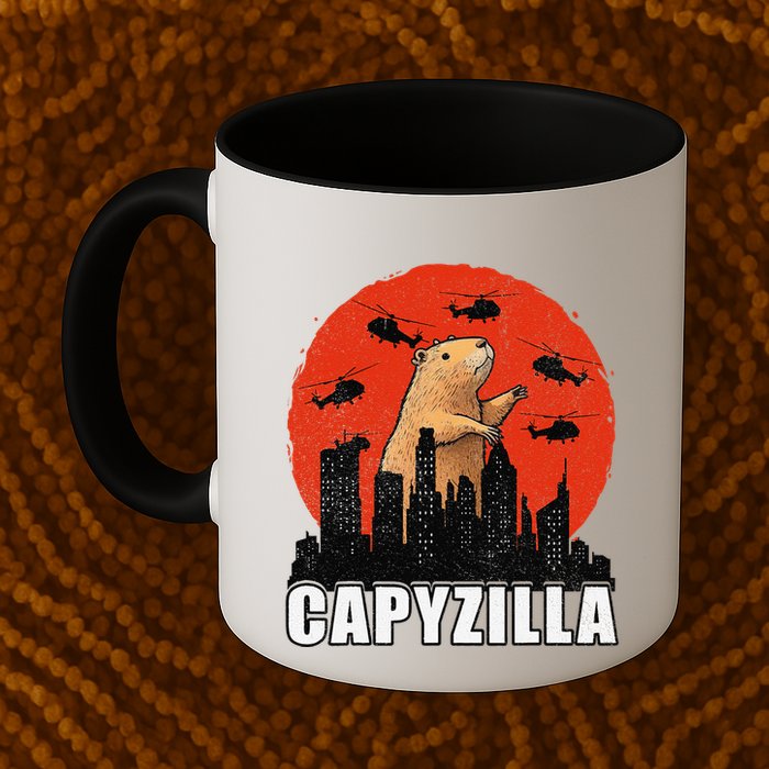 Capybara Funny Capybara Rodent Capyzilla Funny Mug