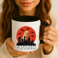 Capybara Funny Capybara Rodent Capyzilla Funny Mug