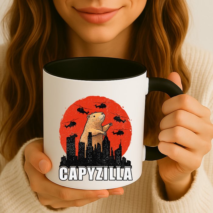 Capybara Funny Capybara Rodent Capyzilla Funny Mug