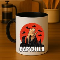 Capybara Funny Capybara Rodent Capyzilla Funny Mug