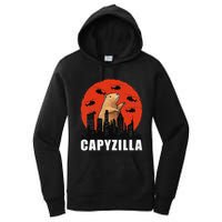 Capybara Funny Capybara Rodent Capyzilla Funny Women's Pullover Hoodie