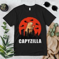 Capybara Funny Capybara Rodent Capyzilla Funny Premium T-Shirt