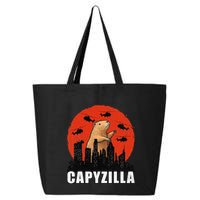 Capybara Funny Capybara Rodent Capyzilla Funny 25L Jumbo Tote