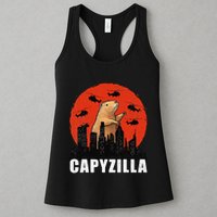 Capybara Funny Capybara Rodent Capyzilla Funny Womens Tank Top