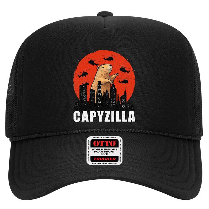Capybara Funny Capybara Rodent Capyzilla Funny Trucker Hat