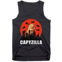 Capybara Funny Capybara Rodent Capyzilla Funny Tank Top