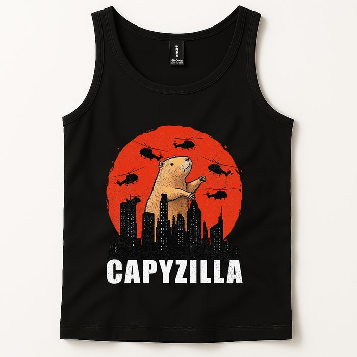 Capybara Funny Capybara Rodent Capyzilla Funny Tank Top